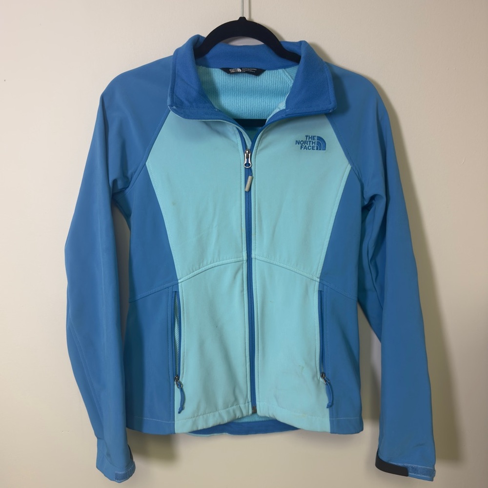 The North Face Women’s Softshell Blue Jacket Size S $40